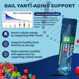 HiPlus ingredientes clave resveratrol y CoQ10 apoyando energía
