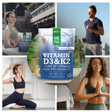 HiPlus botella abierta con softgels mostrando cantidad del frasco