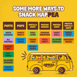 HIPPEAS chips en tabla de aperitivos para reuniones