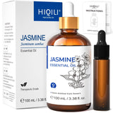 HIQILI frasco frontal mostrando aceite de jazmín y dosificación precisa
