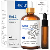 HIQILI frasco frontal de aceite de rosa, aspecto puro y profesional