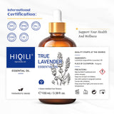 HIQILI flores de lavanda en campo, origen búlgara y aroma herbal
