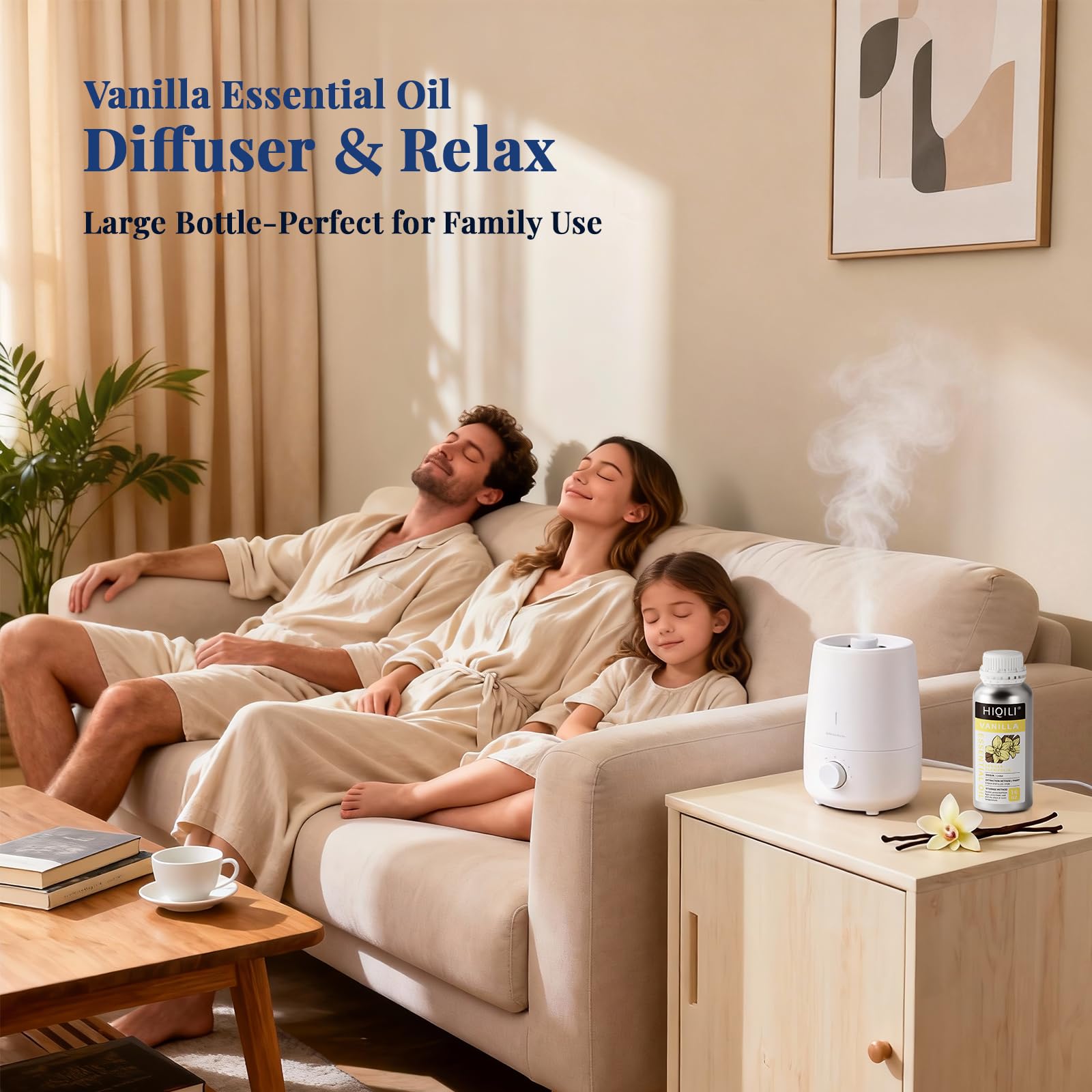 HIQILI jabón natural con vainilla mostrando textura y fragancia