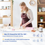 HIQILI aceite de mirra en masaje con aceite portador, relajación y absorción