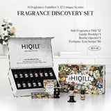 HIQILI viales de 5 ml en primer plano, detalle de frascos listos para proyectos DIY