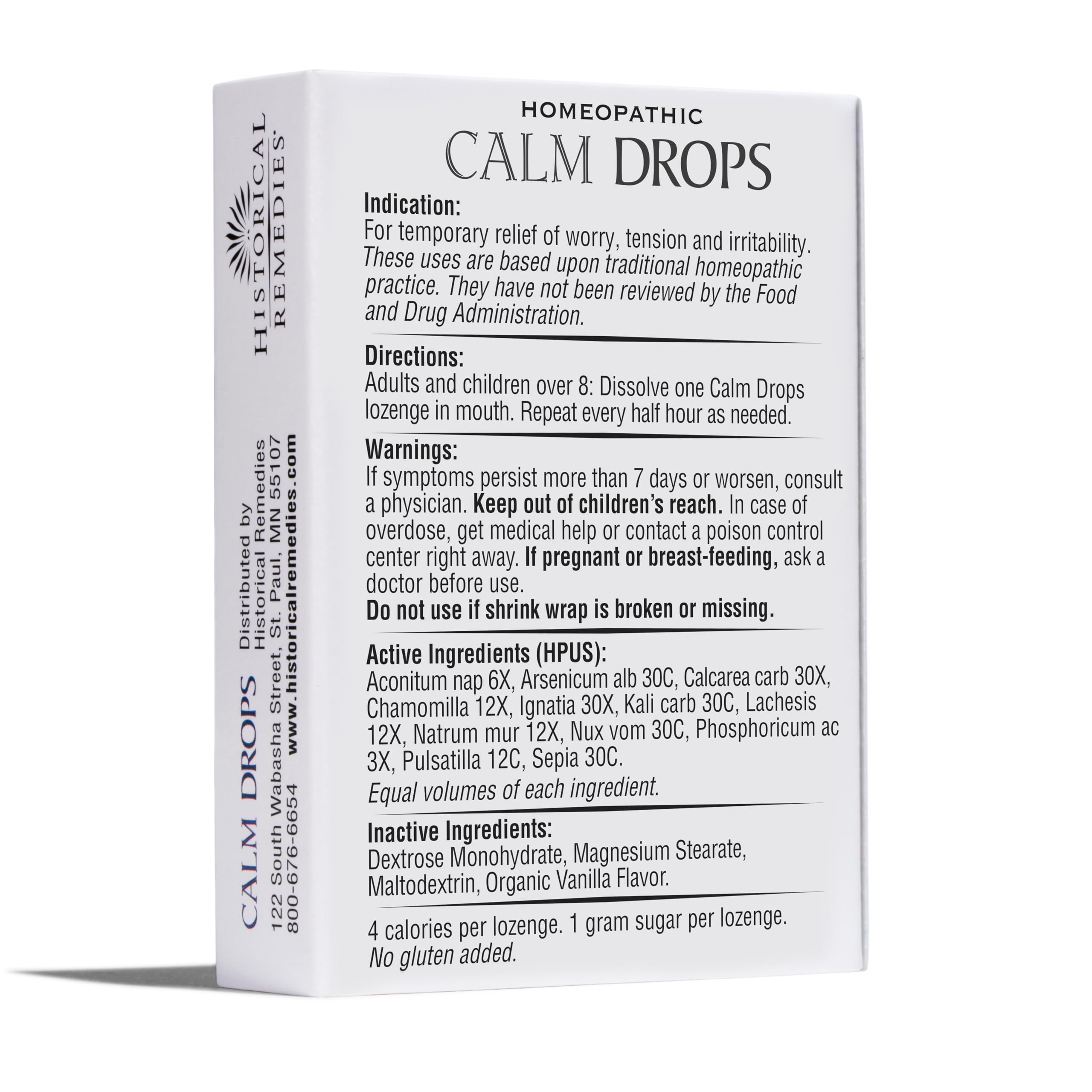 Historical Remedies Calm Drops en bolso y mesa de trabajo, beneficio uso discreto en situaciones diarias