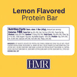 Escena de cocina con HMR bar lemon como snack diario, HMR opción práctica y sabrosa
