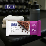 HMR barra dentro de bolsa deportiva para snack pre o post ejercicio