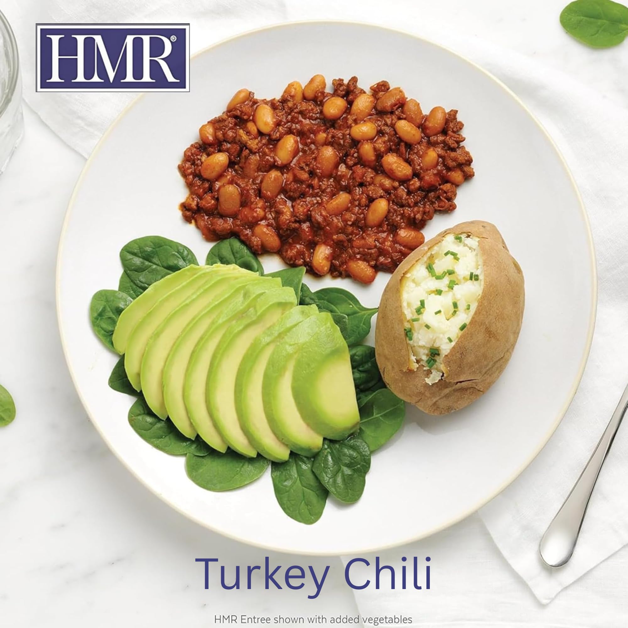 HMR Cheese Basil Ravioli etiqueta clara con información nutricional