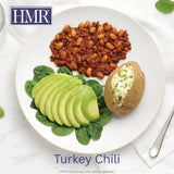 HMR Cheese Basil Ravioli etiqueta clara con información nutricional