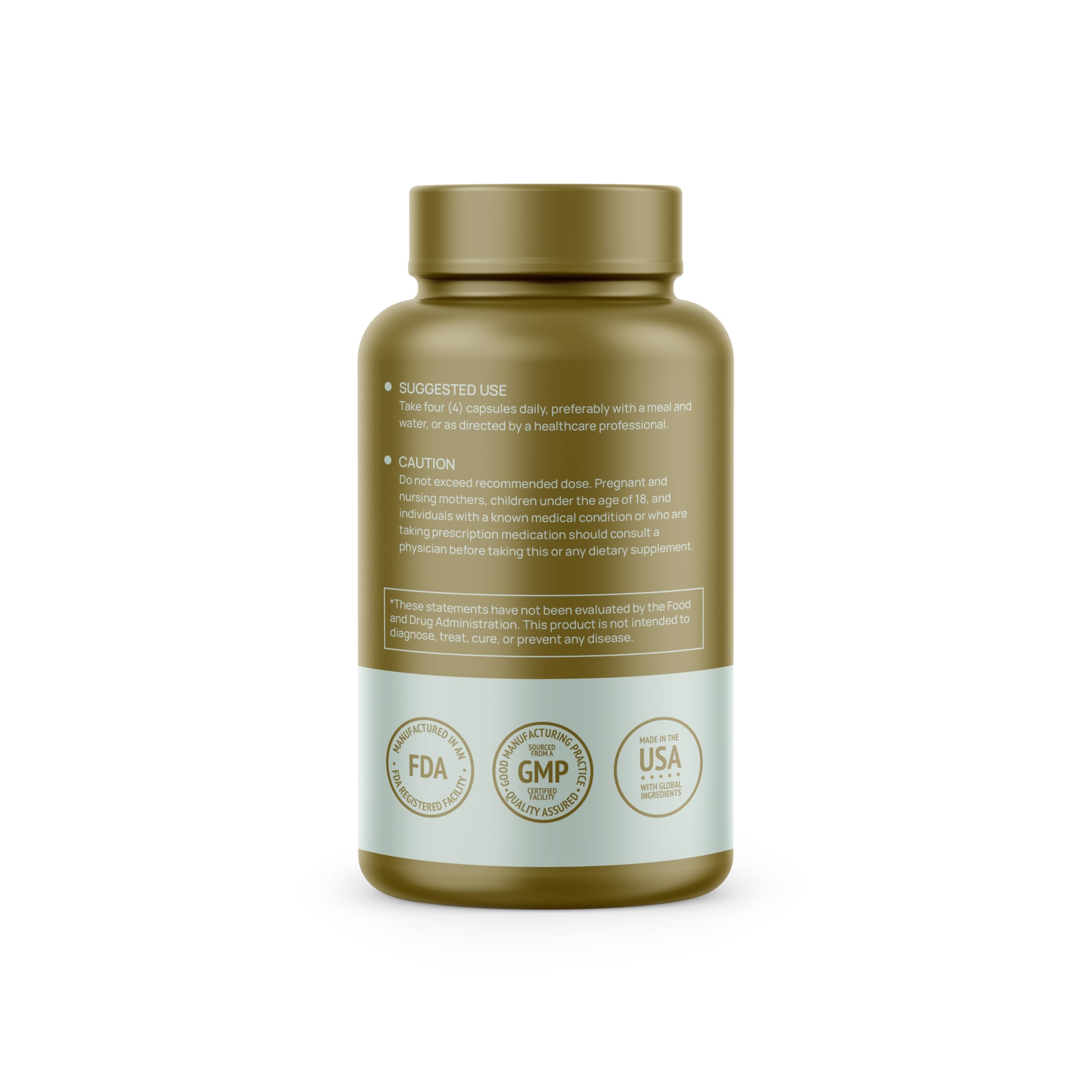 Cápsulas HMS Nutrition en primer plano, tamaño pequeño fácil de tragar
