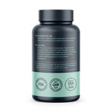 HMS Nutrition primer plano de cápsula vegana resaltando pureza y textura
