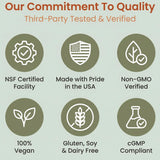 HMS Nutrition primer plano de cápsula R-ALA destacando pureza y estabilidad