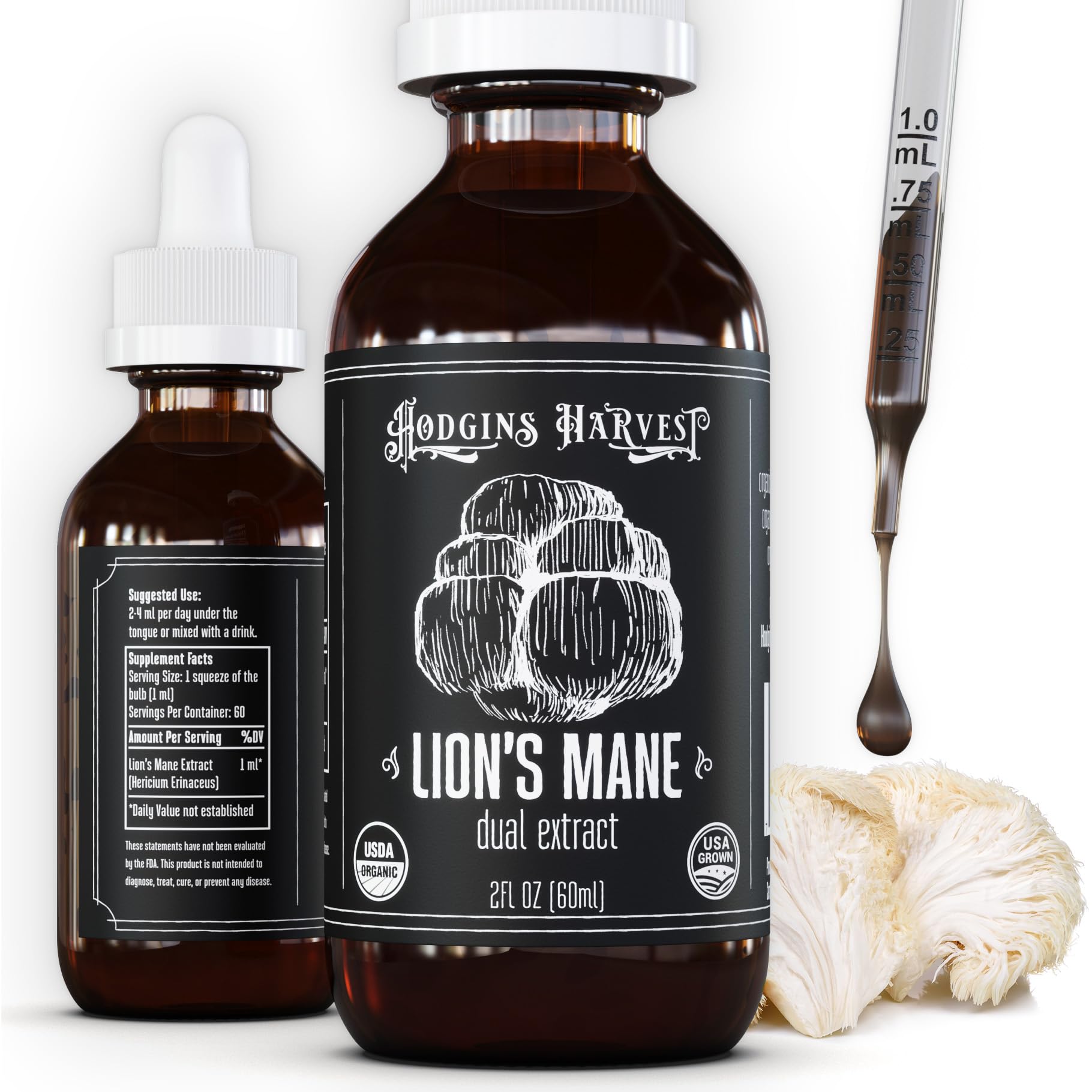 Hodgins Harvest envase frontal mostrando presentación y beneficio de pureza