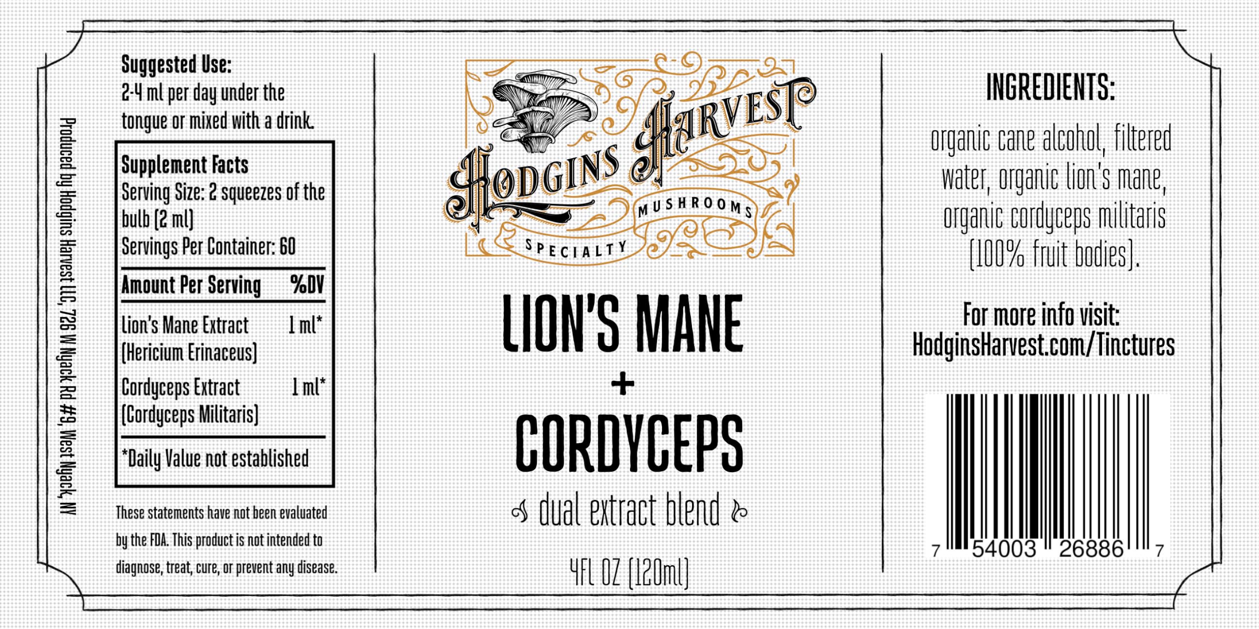 Hodgins Harvest tintura mezclada en café para disimular sabor y facilitar consumo