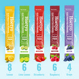 HOETYO detalle de etiqueta nutricional, ingredientes claros y sin calorías