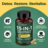 Etiqueta de HojaSana con lista de ingredientes activos y potencia visible
