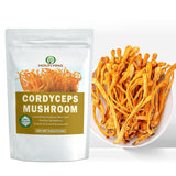 HOLFLYING detalle de textura de Cordyceps secos con apariencia natural y crujiente
