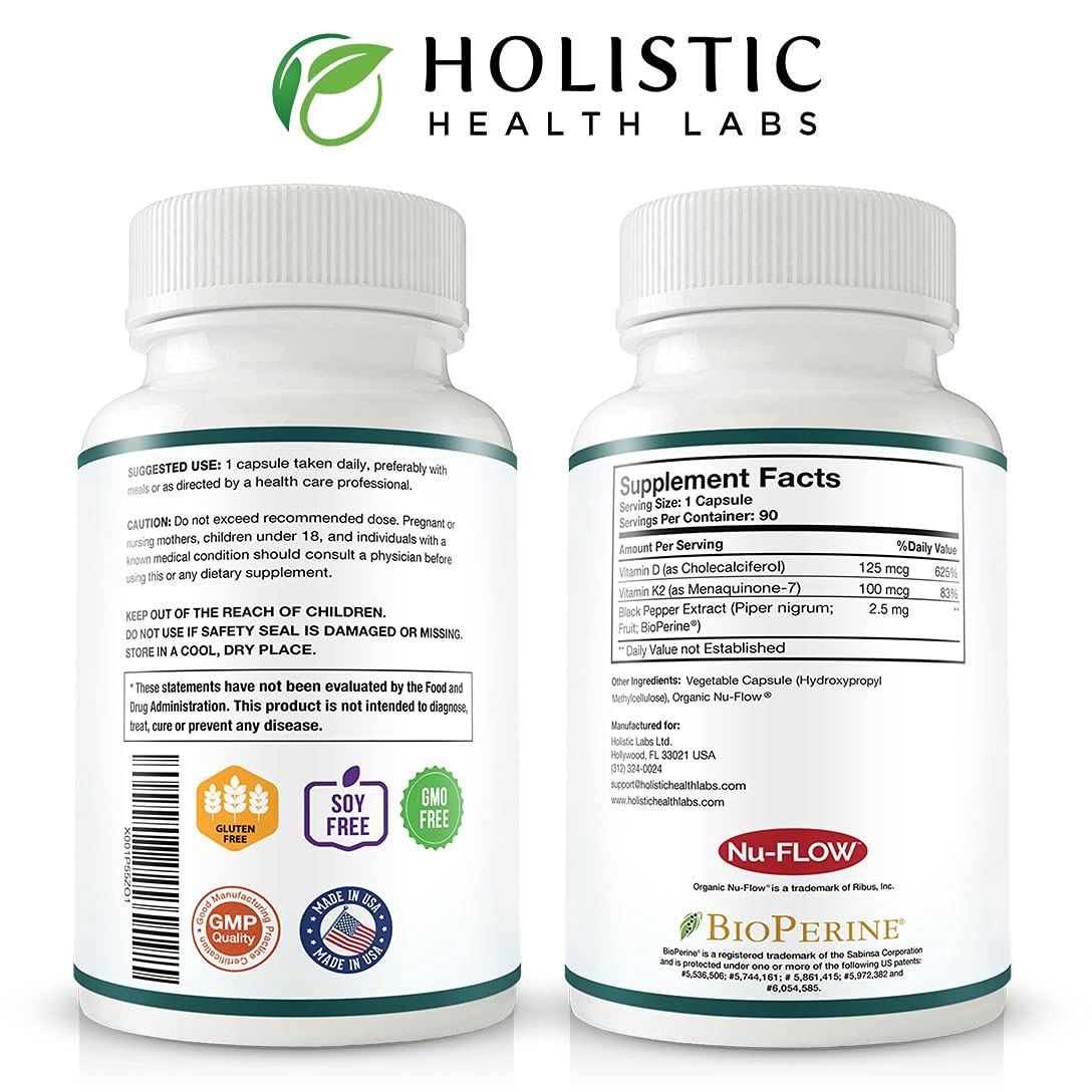 Holistic Health Labs cápsula en mano mostrando tamaño práctico y dosificación