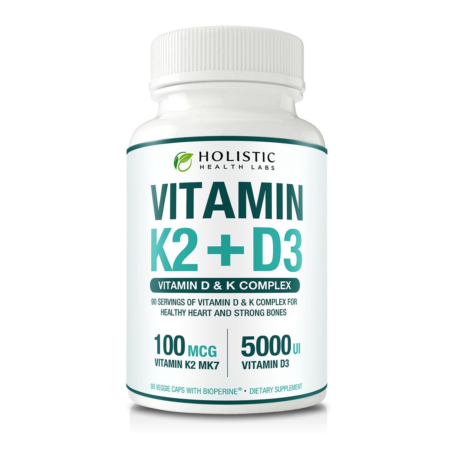 Holistic Health Labs envase sobre fondo natural destacando origen Non-GMO