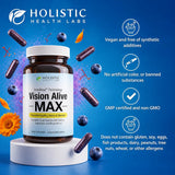 Holistic Health Labs textura de cápsula sin rellenos ni aditivos sintéticos