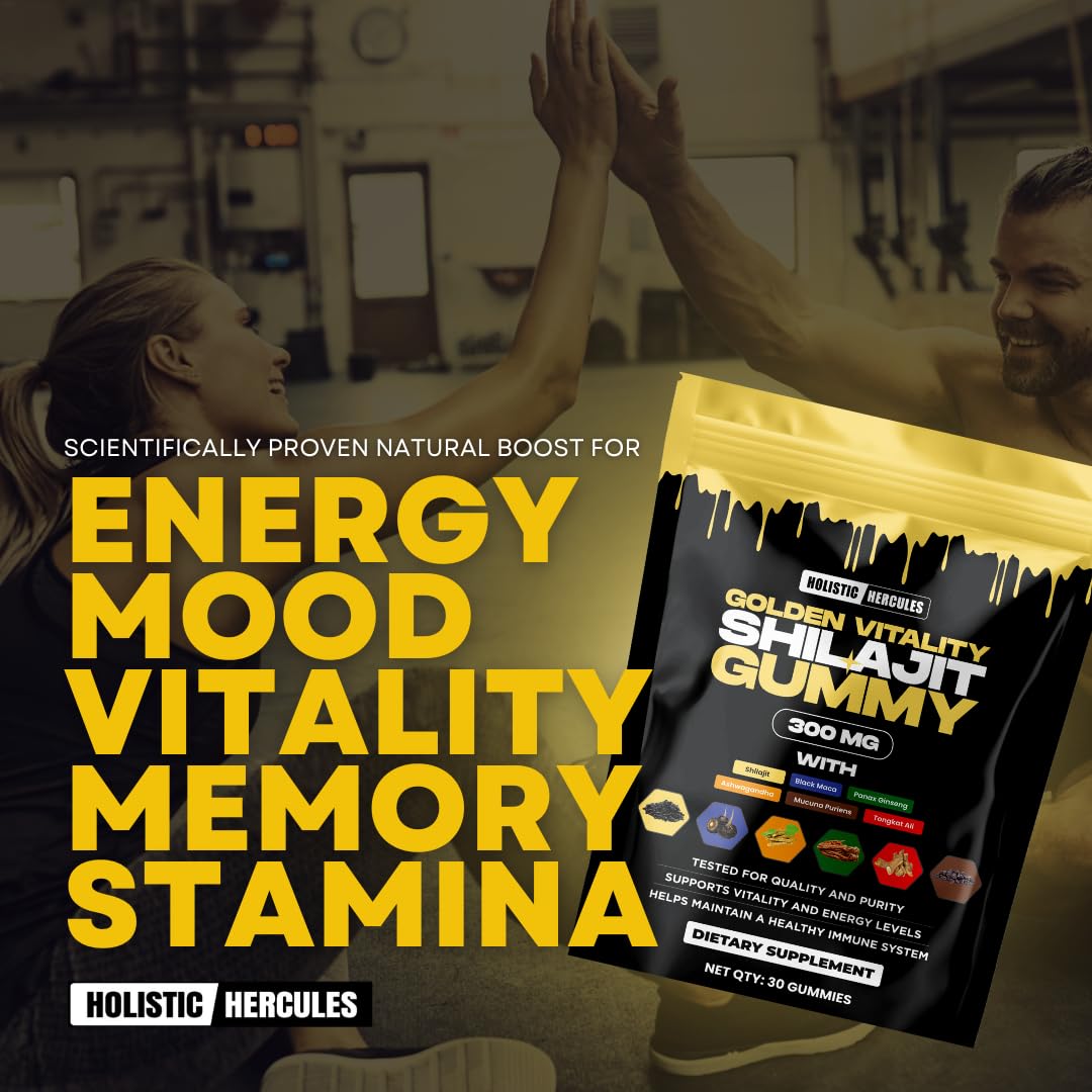 Holistic Hercules gominolas en mano listo para consumo portátil
