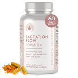 Holistic Lactation frente del empaque mostrando apoyo al flujo de leche
