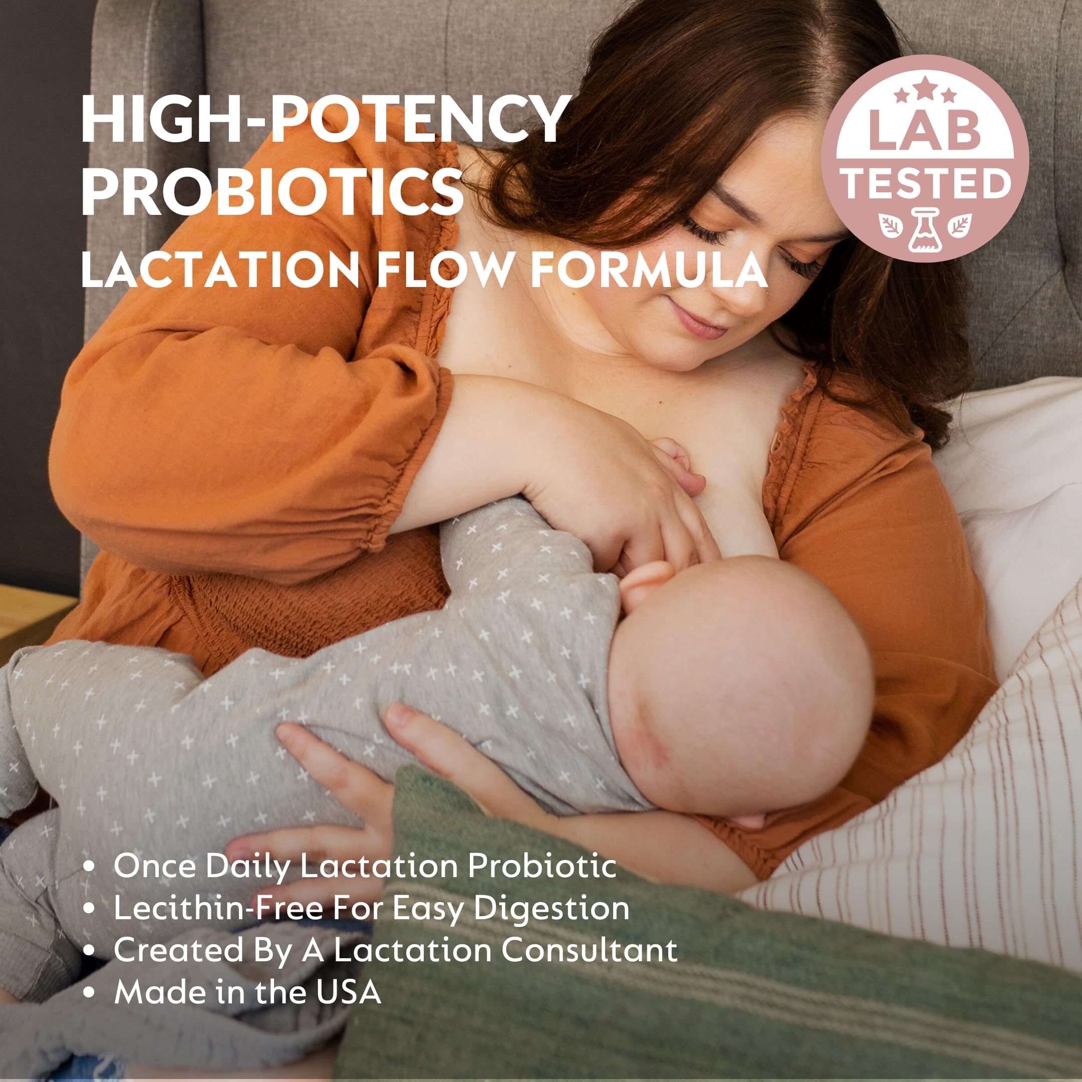 Holistic Lactation uso durante la lactancia muestra comodidad materna