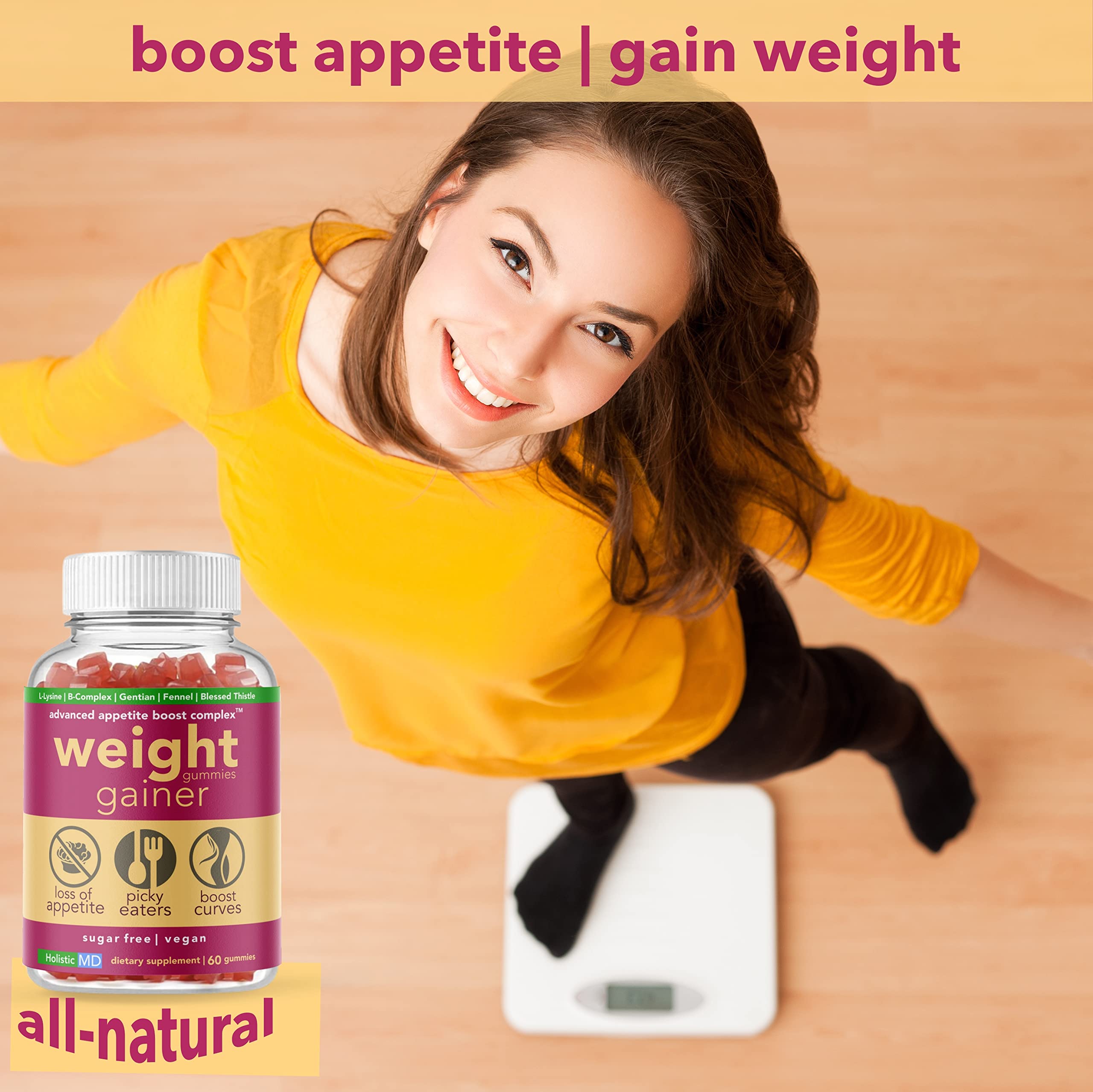 Holistic MD etiqueta nutricional legible, información clara de dosis