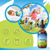 HOLLEGEND etiqueta con lista de ingredientes y valores, transparencia y cumplimiento GMP