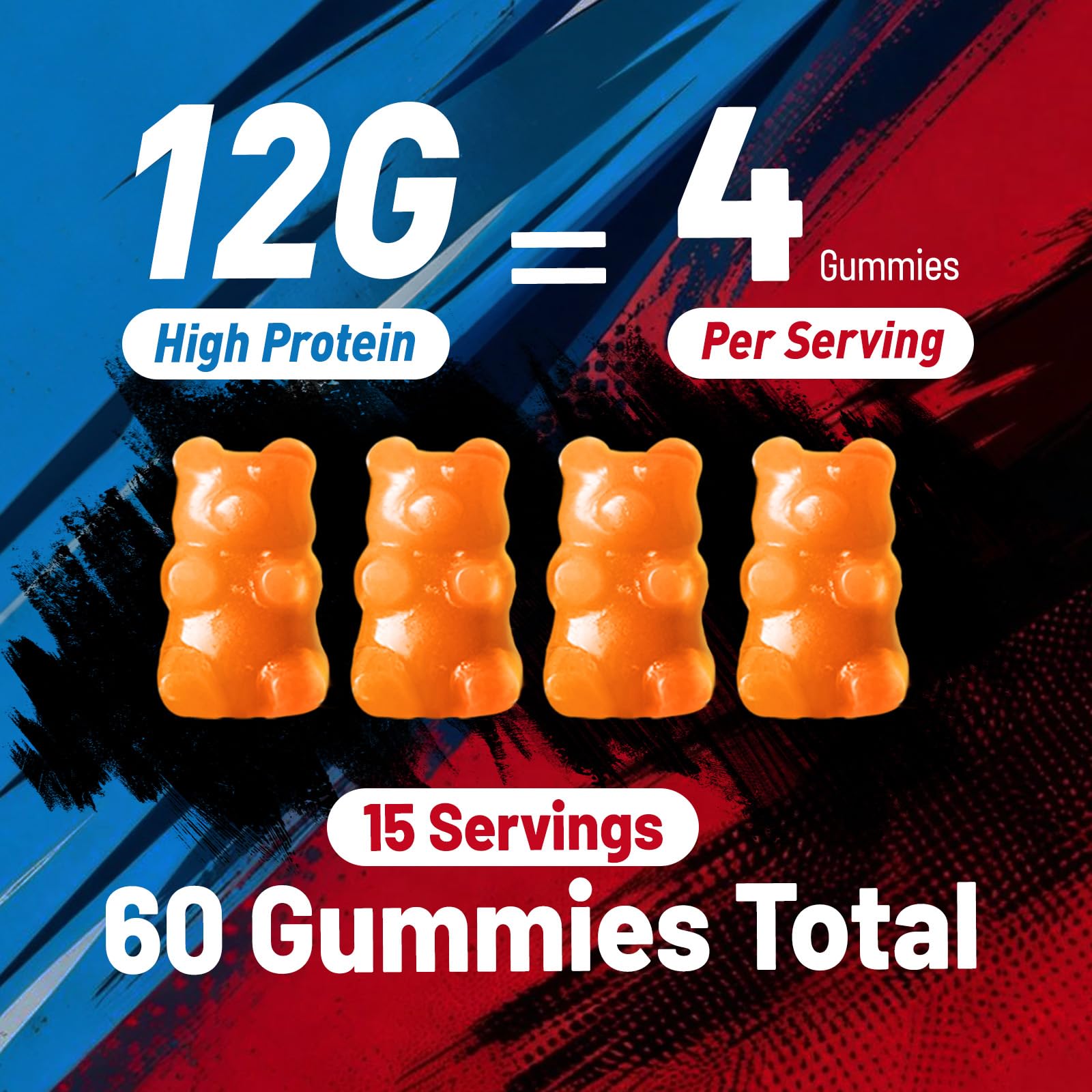 HOLLEGEND gomitas en mano para comparar tamaño y porción