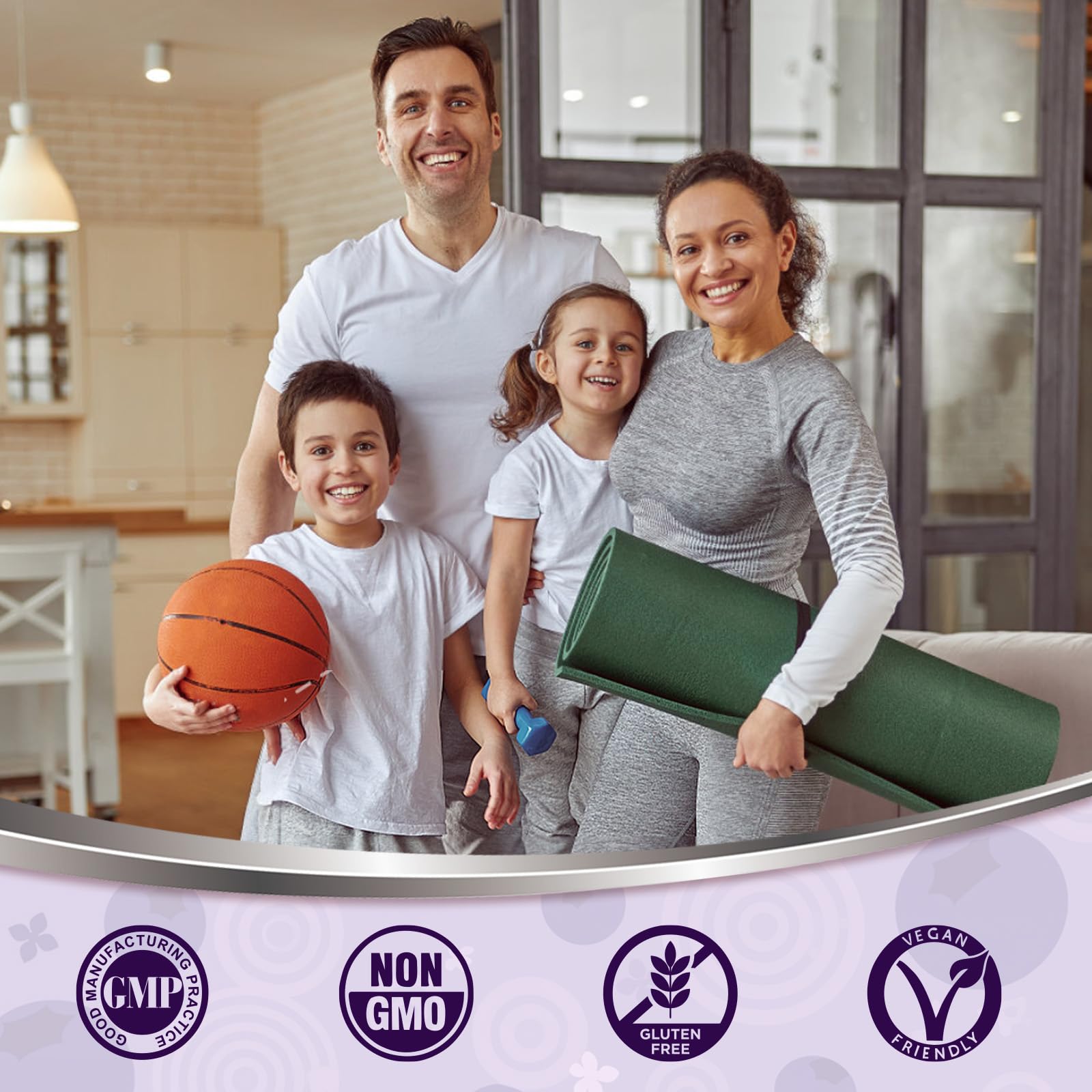 HOLLEGEND adulto masticando gomita, alternativa agradable a pastillas