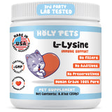 Holy Pets envase frontal limpio y sin aditivos, aporte puro
