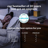 Homedics detalle del adaptador AC incluido para conexión estable en casa