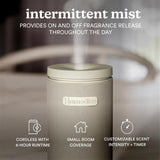 Homedics SereneScent Mini primer plano de textura y acabado para detalle visual