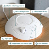 Homedics comparación de tamaño en mano para mostrar su portabilidad y ligereza