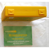 Homeopathy World kit en ambiente doméstico, útil para acompañantes de parto