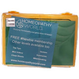Homeopathy World estuche abierto con 18 remedios, organización portátil