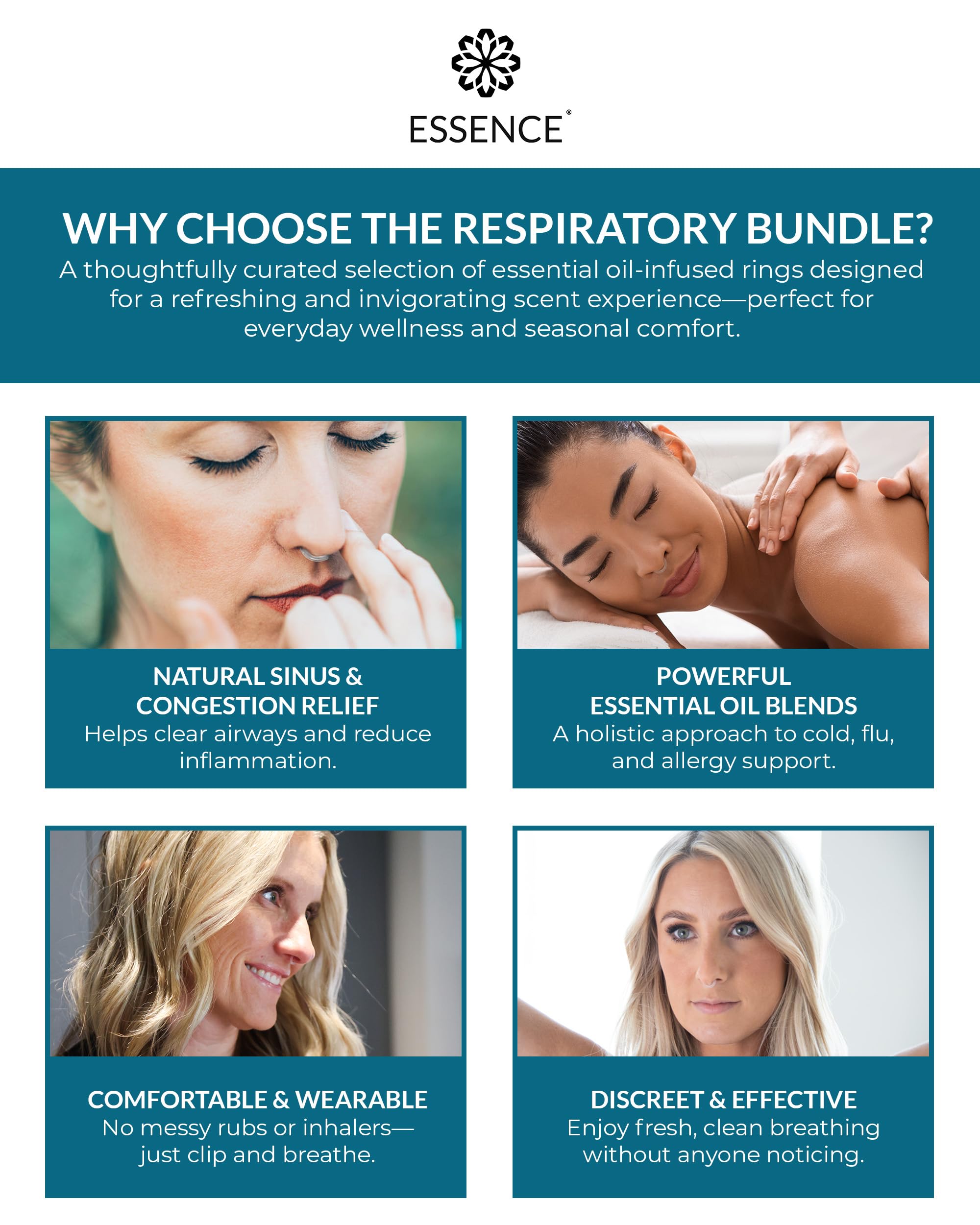HONÉ aro nasal con Refresh Kit que permite reactivar aroma y ahorrar