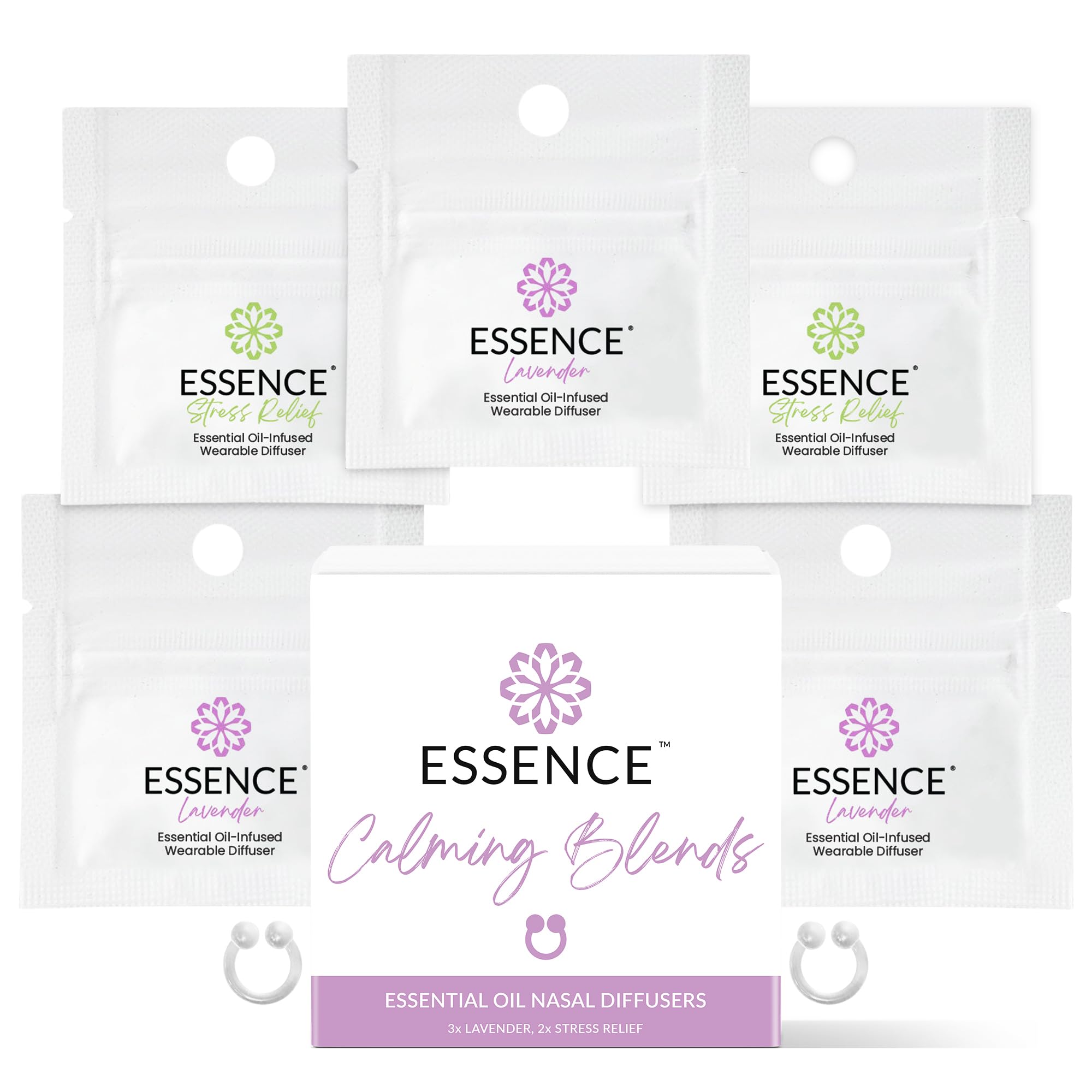 HONÉ empaque frontal del bundle mostrando anillos y botellas, ideal para regalo