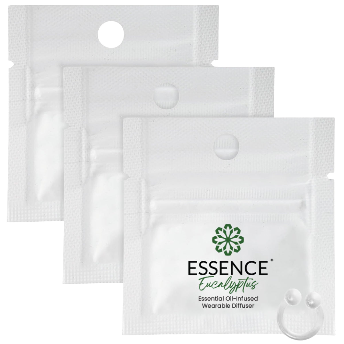 HONÉ frontal del pack de 3 anillos Essence mostrando diseño portátil y discreto