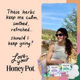 Honey Pot escena lifestyle relajante que transmite calma y bienestar
