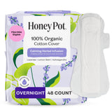 Honey Pot frente del paquete mostrando protección nocturna y cantidad