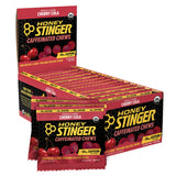 Honey Stinger frente del empaque mostrando sabor cherry cola y conveniencia