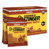 Honey Stinger frontal del empaque mostrando caja y beneficio energético