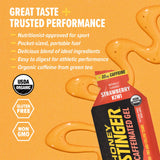 Honey Stinger gel abierto mostrando textura fácil de consumir