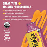 Honey Stinger tubo abierto listo para consumir energía rápida
