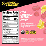 Honey Stinger primer plano de gomita, muestra textura blanda y fácil masticación