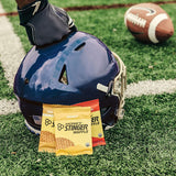 Honey Stinger mini waffles dentro de una bolsa de entrenamiento listos para usar