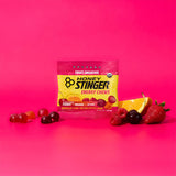 Honey Stinger porciones servidas en mesa, muestra tamaño y control de raciones